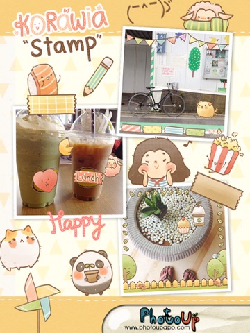 Screenshot #5 pour Korawia Stamp by PhotoUp - Cute Stamps Frame Filter photo decoration app