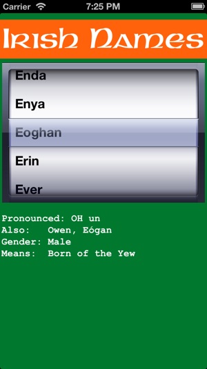 Irish Names(圖2)-速報App