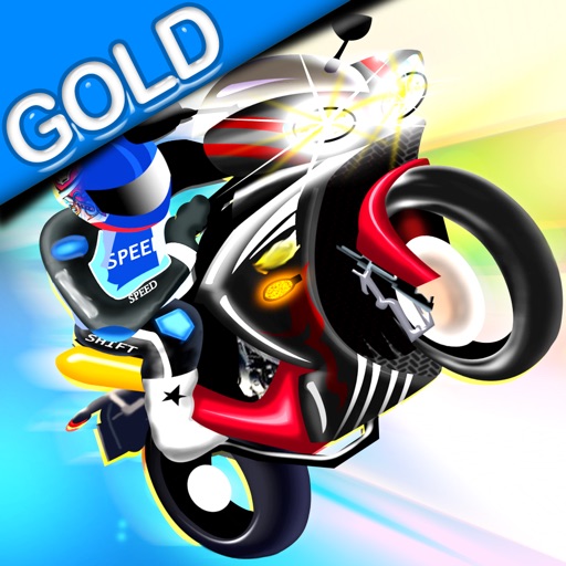 Wheelies Racing Bike - the crazy motorcycle race - Gold Edition iOS App