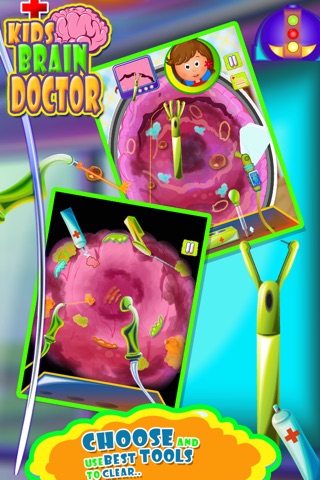 Kids Brain Doctor - Cure & Care Fun Games screenshot 3
