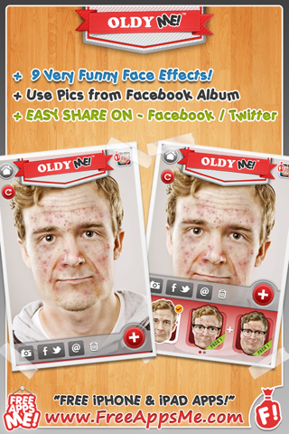 Oldy ME! FREE - Age, Old and Wrinkle Selfie Yourself with Face Photo Booth Effects Maker! screenshot 4
