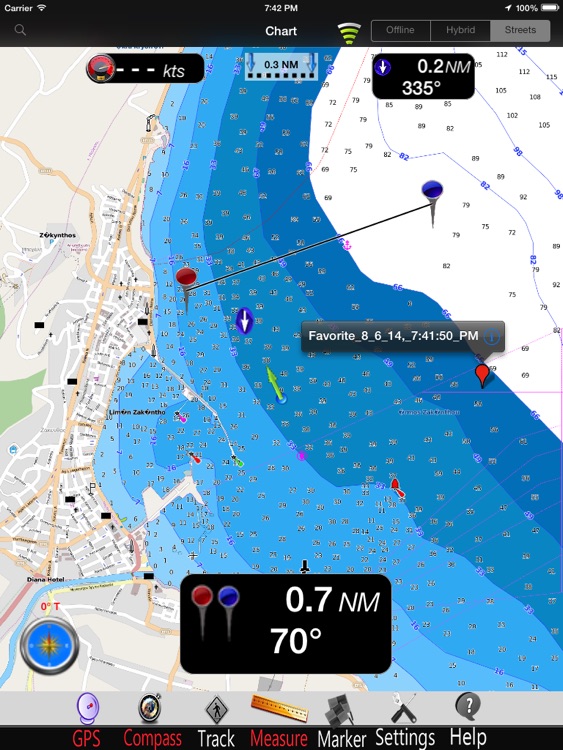 Greece West Nautical Chart HD