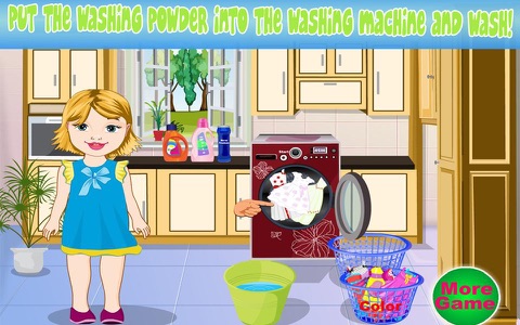 Baby Bella Washing Clothes screenshot 3