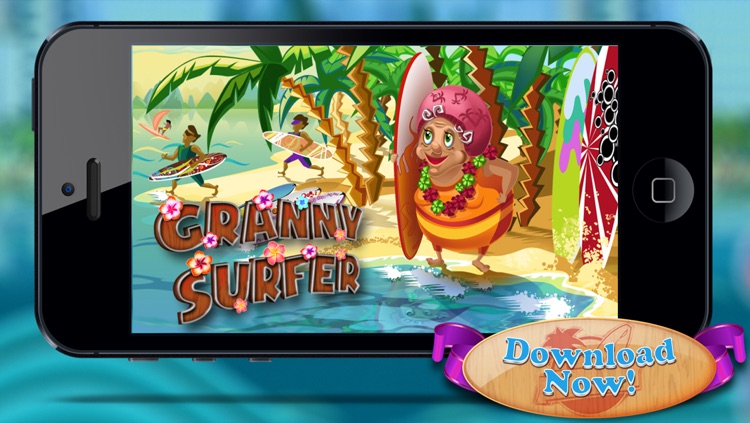 Granny Surfer - Crazy Big Wave Tropical Surfing Mania