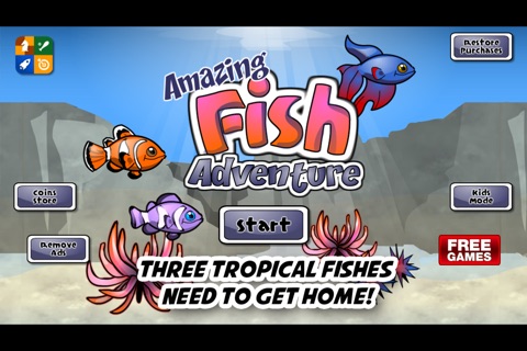 Amazing Fish Adventure Story : Underwater Racer Clownfish Edition screenshot 2