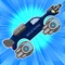 In Space Retro Shooting Monster Truck Racing Game