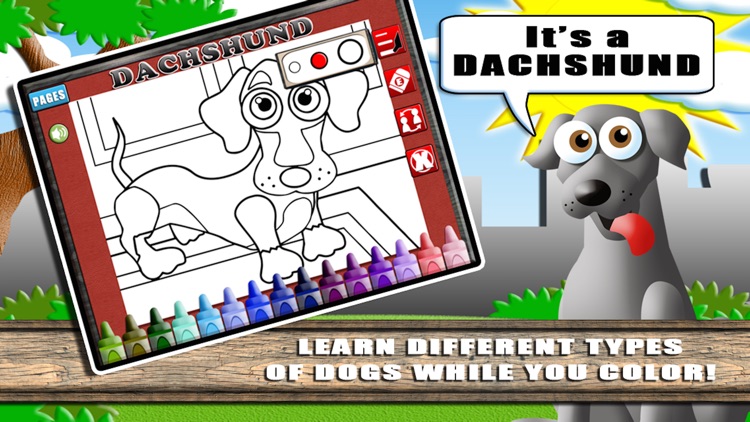 Dog Coloring World: First Fingerpaint and Emoji Art Color Book For Kids! screenshot-3