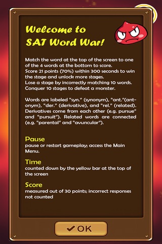 SAT WORD WAR screenshot 2
