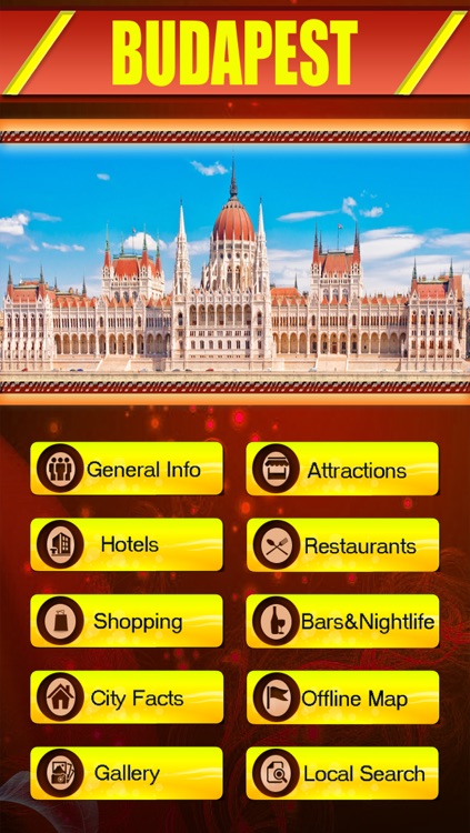 Budapest Offline Map Visitors Guide