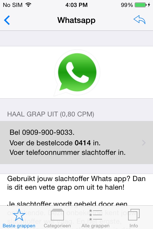 Grap Telefoon screenshot 2