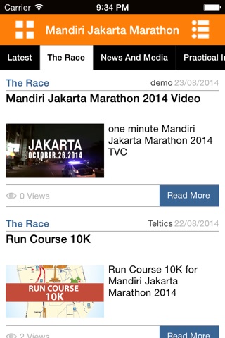 Mandiri Jakarta Marathon screenshot 2