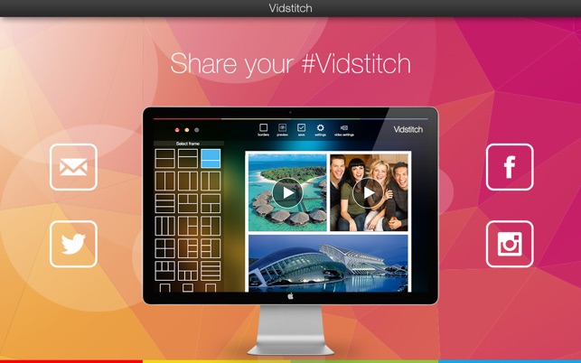 Vidstitch - Video and Picture Collage Frame(圖5)-速報App