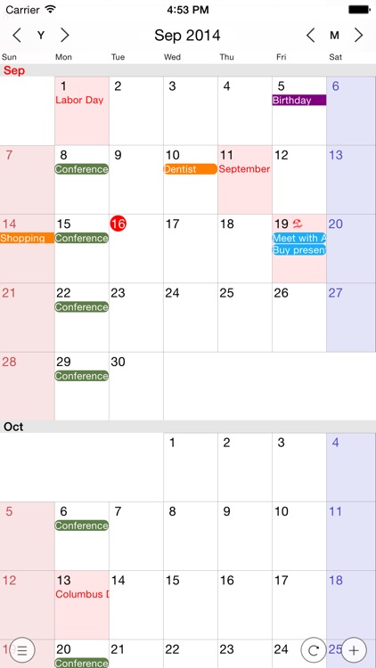 HachiCalendar3 - Vertical Scroll Calendar,Widget Calendar screenshot-3