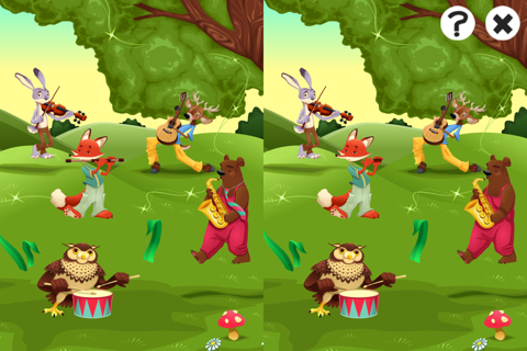 Animal game for children age 2-5: Get to know the animals of the forest with music screenshot 3