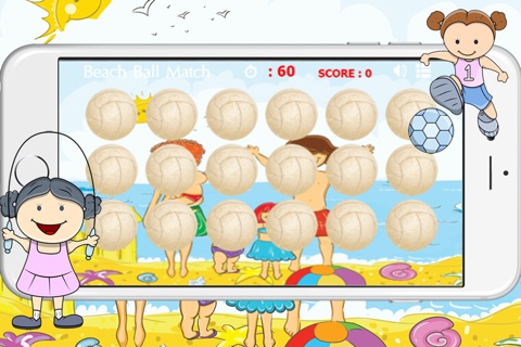 Beach ball match for good training kids screenshot 2