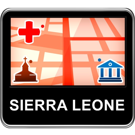 Sierra Leone Vector Map - Travel Monster icon