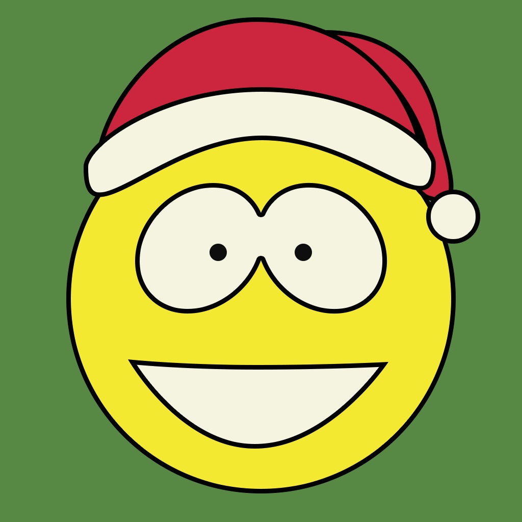 Christmas Emoji: Text and walk free icon
