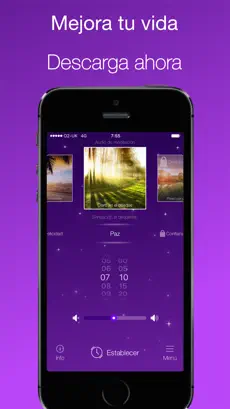 Screenshot 5 Despertador Easy Rise - Meditaciones suaves para un comienzo alentador de tu día (en español) iphone