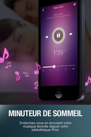 Alarm Clock Wake Up Time with musical sleep timer & local weather info screenshot 2