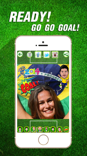 Cheer World Football Soccer Booth Sticker - 2014 Brazil Edit(圖1)-速報App