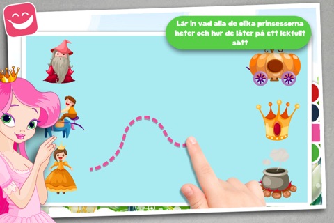 Kids Puzzle Teach me Princesses, discover pink pony’s, fairy tales and the magical princess world screenshot 2