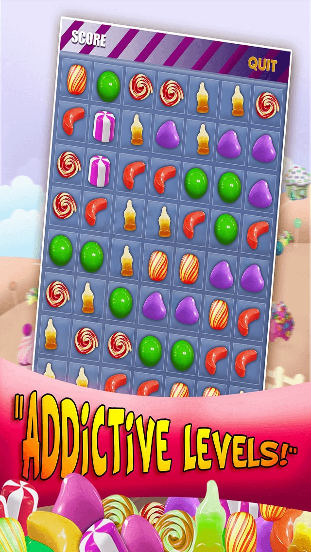 ADDICTIVE CANDY GAMES BLITZ - THE MATCH-3 FRUIT JELLY MANIA HD FREE 1.1 IOS GAME GIẢI TRÍ ADDICTIVE CANDY GAMES BLITZ - THE MATCH-3 FRUIT JELLY MANIA HD FREE 1.1 IOS