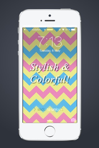 Chevron Wallpapers - Stylish & Colorful Backgrounds screenshot 3