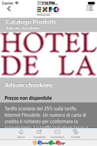 Hotel De La Pace screenshot 2