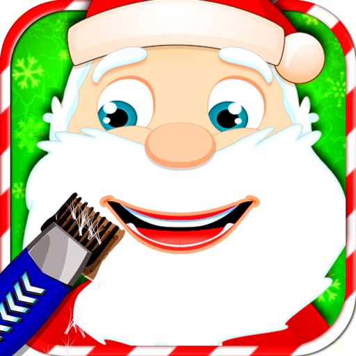 Santa's Christmas Day Shave at the Hipster Beard Salon iOS App