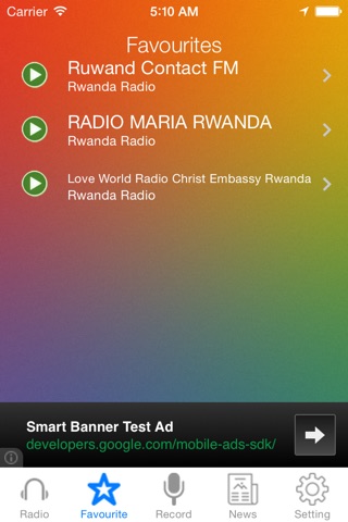 Rwanda Radio News Music Recorder screenshot 3