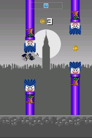 Flappy League of Heroes - Bat Justice Begins in the metropolis of Gotham, NY! screenshot 4