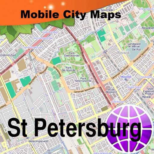 St Petersburg Stret Map