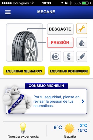 Michelin MyCar screenshot 3