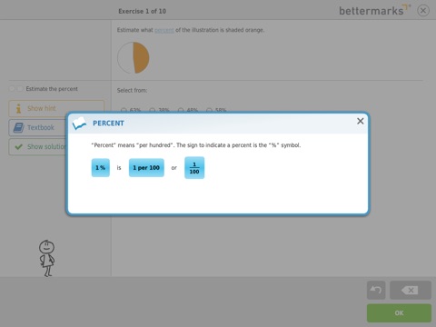 Fractions 2: Fractions, Decimal Numbers and Percentages screenshot 2