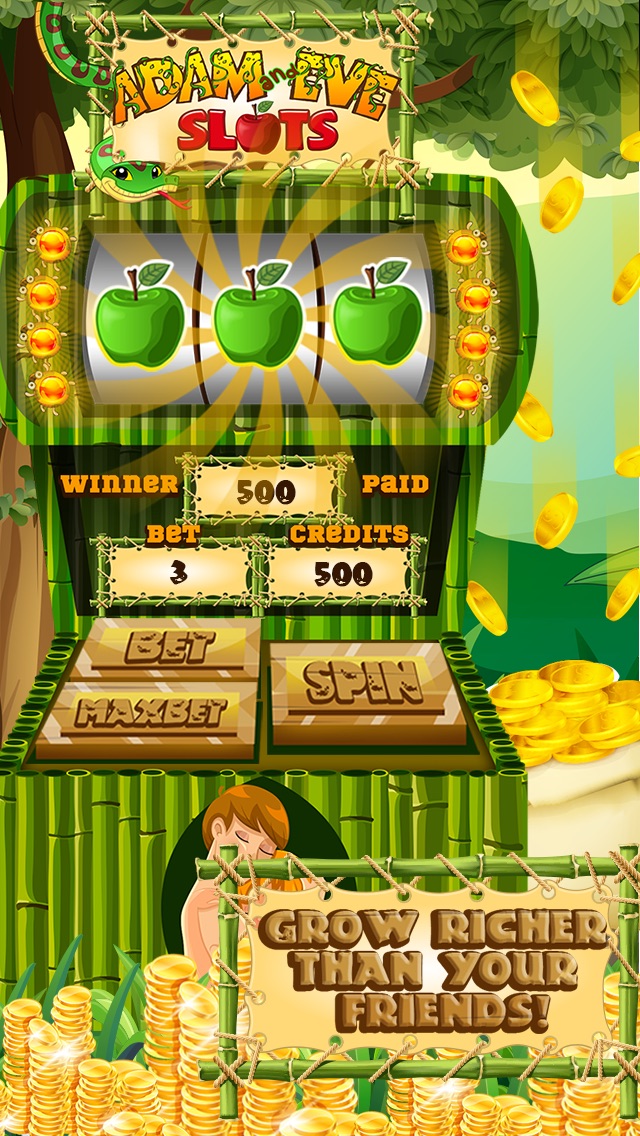 ADAM &AMP; EVE SLOTS (LAS VEGAS STYLE CASINO) FUN SLOT MACHINE GAMES 1.0 IOS