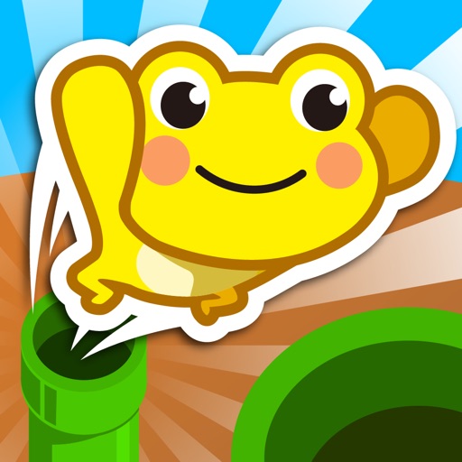 Jumping Frog - pipes adventure - Icon