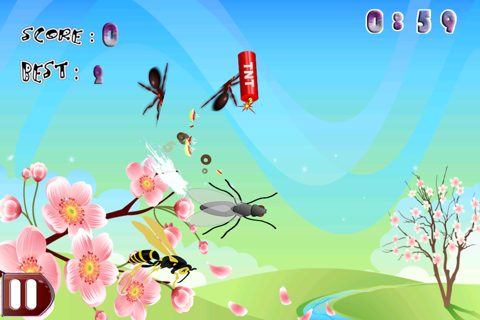 Ninja Bug Slicer: Village War Heroes screenshot 2