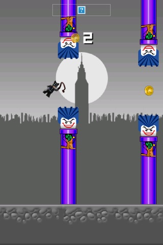 Flappy League of Heroes - Bat Justice Begins in the metropolis of Gotham, NY! screenshot 3