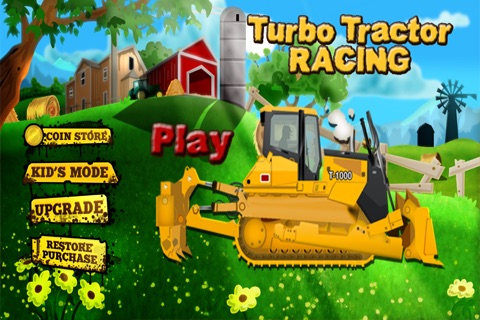 Turbo Tractor & Bull Dozer Farm Racing: Barn Yard Mayhem - by Top Free Fun Games screenshot 2