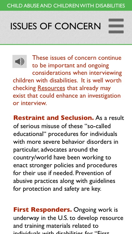 Disability & Abuse – Forensic interviewing considerations related to children with disabilities  (Teachers College, Columbia University) screenshot-4