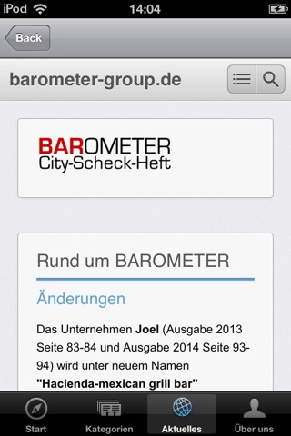 BAROMETER Frankfurt 2014 screenshot 2