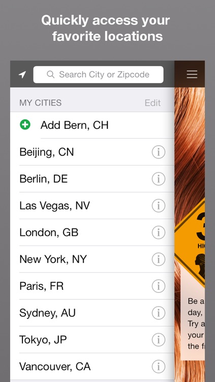 Hair Alert+ - your hair weather forecast for frizzy, curly or straight hair screenshot-3
