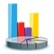GoChart is a professional app that helps you with pretty graphs such as Line Graph, Pie Graph, Bar Graph, Area Graph, etc