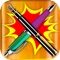 The popular school-life table-top Pen Fighting game is now available as a mobile app - “Pen fight: Clash of the mighty”