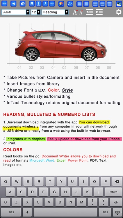 Document Editor - Word Processor and Reader for Microsoft Office screenshot-3