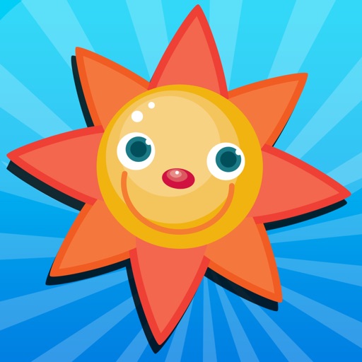 A Weather Learning Game for Children: Learn with sun, rain and clouds iOS App