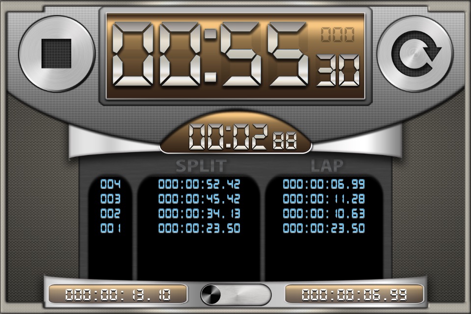 Stopwatch XL FREE screenshot 2