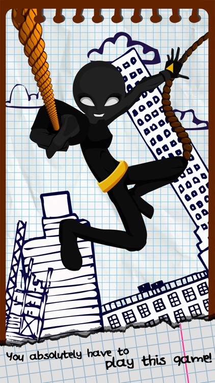 A Superhero Stickman Adventure - Swinging n Flying Through The City Streets