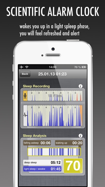 WakeApp - Scientific Alarm Clock & Sleep Recorder - Free Edition