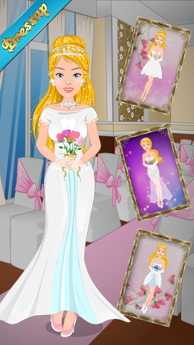 Real Princess Wedding Makeover, Spa ,Dressup free Girls Gamesのおすすめ画像4